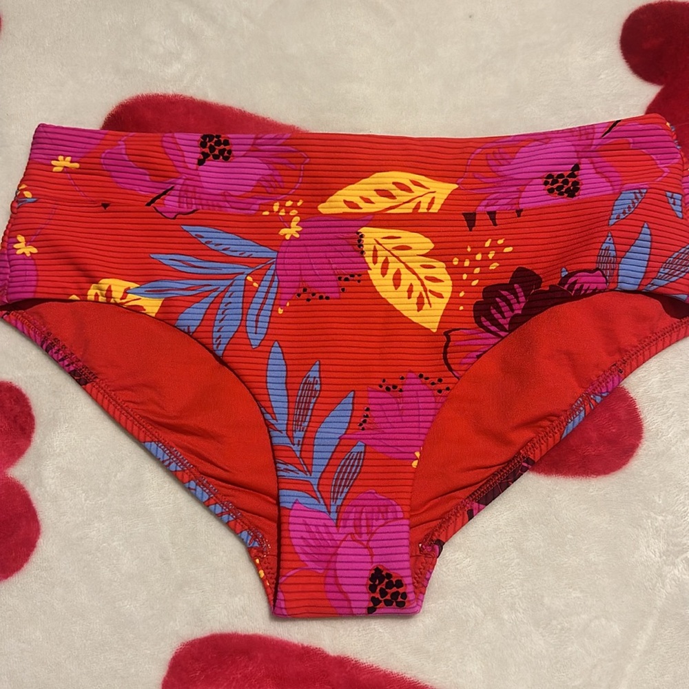 Seafolly On Vacation Wide Side Retro Bikini Bottom nwot - Picture 10 of 13